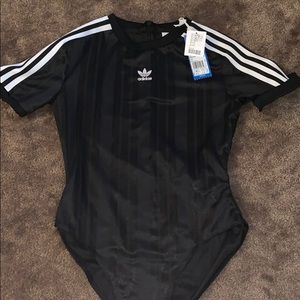 Black Adidas bodysuit